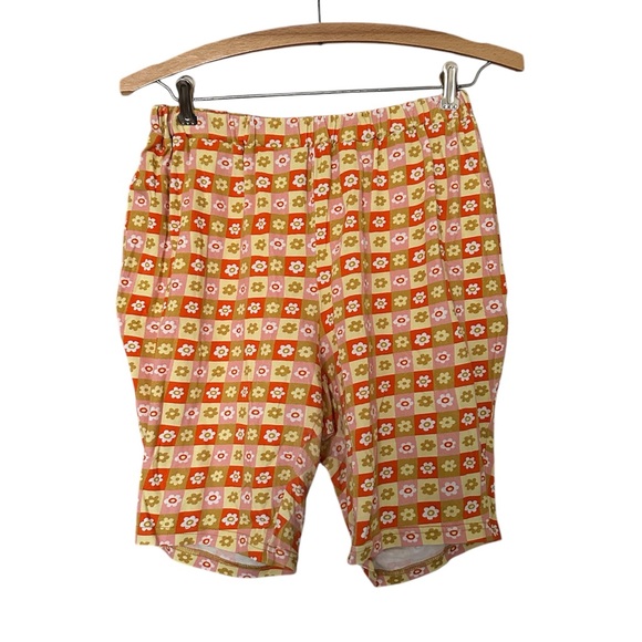 Dress and Bike Shorts Set - Floral Gingham Size 10/12 (Large) Tamara Malas - Picture 3 of 10